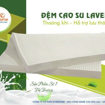 Đệm cao su thiên nhiên Everhome Lavender