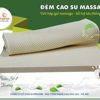 Đệm cao su thiên nhiên EveRHOME Massage